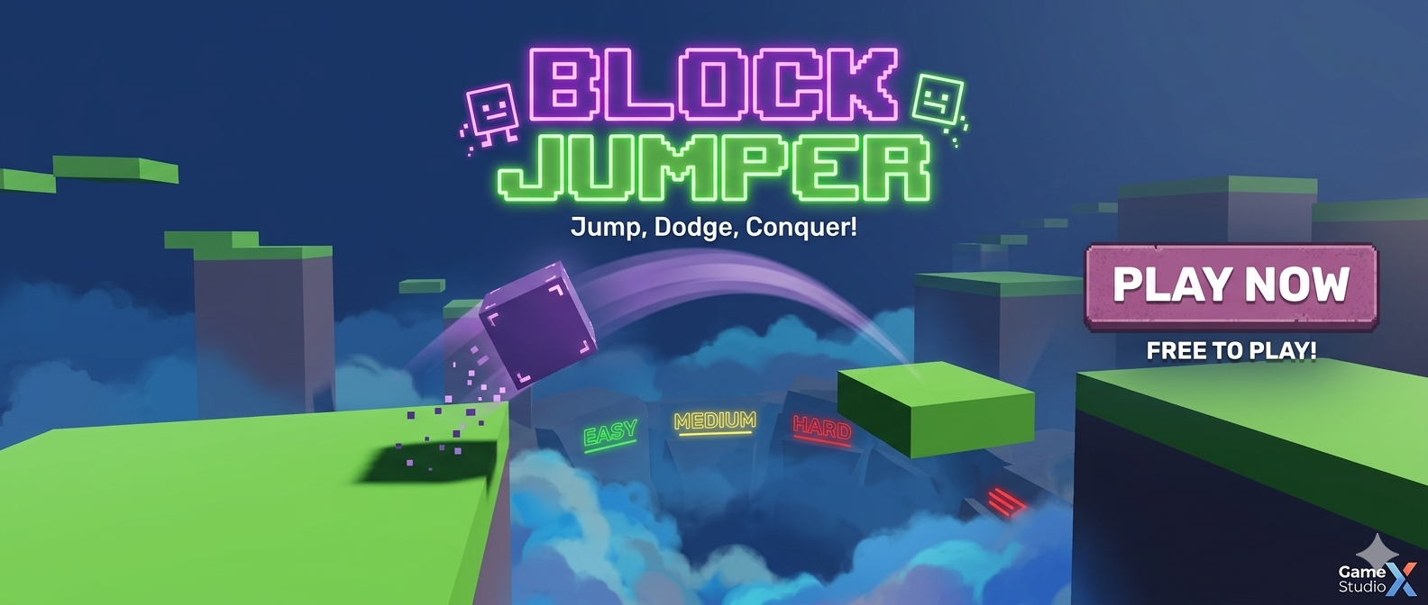 Block Jumper banner